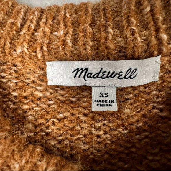 Madewell Sweater Women’s XS Striped Baxter Tunic Alpaca‎ Blend Cozy Soft - Picture 6 of 12